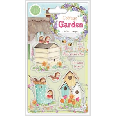 Craft Consortium Cottage Garden Clear Stamps - Birds and the Bees